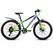 Велосипед 24" Rocket Aries Pro 2.0, цвет зеленый, размер 13"  24SD.R-ARSPRO.13GN.24 / 435070