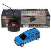 Машина р/у LADA LARGUS 18 см, свет, синий, кор. Технопарк LADALARGUS-18L-BU