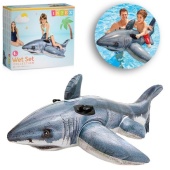 Игрушка для плавания «Акула», 173 х 107 см, от 3 лет  INTEX  57525NP / 100931