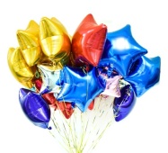 Наполнение гелием малых фольгированных шаров