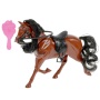Аксессуары для кукол 29 см лошадь машет головой, издает звук, акс, кор КАРАПУЗ HY824738-PH-S