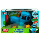Модель р/у СИНИЙ ТРАКТОР 20 см, звук, синий, кор. Технопарк , BLUTRA-20RCS-BU