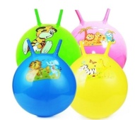 Мяч прыгун с рожками 45 см, DB6232