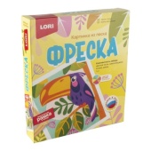 Фреска. Картина из песка "Тукан" Кп-076