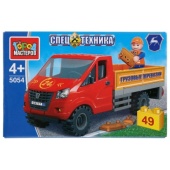 Конструктор "Город мастеров" газель бортовая, 49дет. 5054-KK