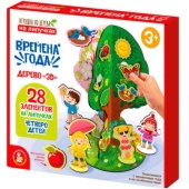 Деревянная Игра развивающая на липучках Времена года 05948 Деревянная Игра развивающая на липучках Времена года 05948