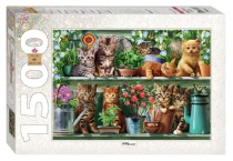 Мозаика "puzzle" 1500 "Котята (new)