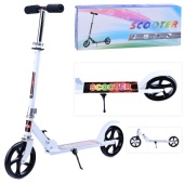 Самокат 2-х кол., белый, PU/ 200 мм, ABEC 7,нагрузка 100кг,U038194Y / 276266