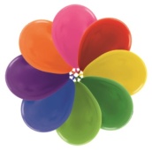 Шар (12''/30 см) Ассорти, металлик, 50 шт.  238067