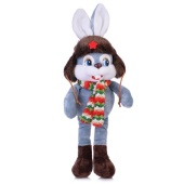 Мягкая игрушка "Заяц в ушанке"   M0755 / 378196