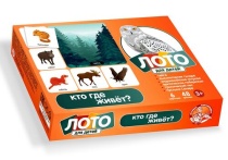 Лото детское" Кто где живет?" (малое)   00078Ц