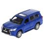 Машина металл LEXUS LX570 матовый дл 12 см, отк дв, баг, инер, синий, LX570-12FIL-BU