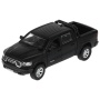 Машина металл DODGE RAM 1500 REBEL МАТОВЫЙ 13 см, двер, баг, инер, чер, кор. RAM1500-13MAT-BK