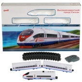 Железная дорога РЖД на р/у "сапсан",свет+звук, длина 675см,кор.58*40*6см ИГРАЕМ ВМЕСТЕ X600-H08005-R