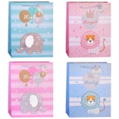 Пакет подарочный "Милые зверята" (26*32*12см.)   00-3650 / 433614