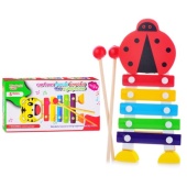 Металлофон вид 4 "Божья коровка"   D0031-4 / 203578