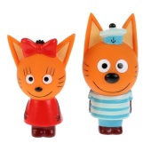 ИГРУШКА ПЛАСТИЗОЛЬ ДЛЯ ВАННЫ Капитошка Три Кота (Карамелька и Коржик), ST-FT1809-08