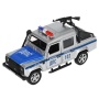 Машина металл LAND ROVER DEFENDER PICKUP ПОЛИЦИЯ 12 см, двери, багажн, кор. Технопарк DEFPICKUP-12PO