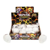 Игрушка жмяка с сеткой, череп 6.5*6.5 см, цвета в асс., дисплей Супер Жим   ZYP23120904-1-RU