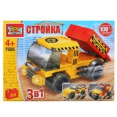 Конструктор "самосвал 3в1", 88дет. 7585-LB