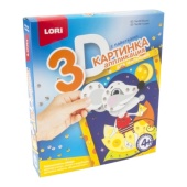 Картинка 3D.Аппликация для малышей с пайетками "Мышка" Картинка 3D.Аппликация для малышей с пайетками "Мышка"