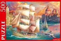 ПАЗЛЫ 500 элементов. ВЕНЕЦИАНСКИЙ ПАРУСНИК (Арт.Ф500-0745)