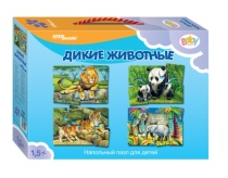 Напольный пазл-мозаика "Дикие животные" (Baby Step) 70104