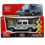 Машина металл LAND ROVER DEFENDER PICKUP ПОЛИЦИЯ 12 см, двери, багажн, кор. Технопарк DEFPICKUP-12PO