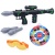 Игровой набор "Полиция Супер" (мишень, очки, автомат и снаряды) в пакете   416-14 / 445343