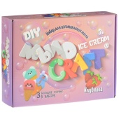 Набор для опытов и экспериментов "Юный химик", "Мыло Craft. Ice Cream. Клубника" 893 / 342919