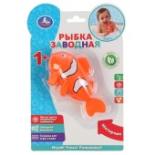 Заводная игрушка рыбка на карт. (русс. уп.) Умка B1462964-R-D1