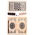 Нарды деревянные средние (500х250мм) дерев.фишки  02-11 / 406959