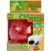 Логическая игра Ми-ми-мишки шар-лабиринт в кор.10*10*10см играем вместе ИГРАЕМ ВМЕСТЕ B2004071-R