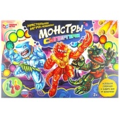 Монстры-супергерои. Настольная игра-ходилка. 217х330х27мм. Умные игры , 350400     