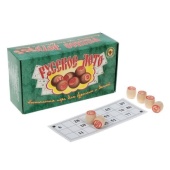 ИГРА РУССКОЕ ЛОТО В ЗЕЛЕНОЙ КАРТОННОЙ КОРОБКЕ (ДЕТСКАЯ, НАСТОЛЬНАЯ) 004-07