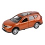 ТМ Технопарк. Машина металл "NISSAN X-TRAIL" 12см, открыв. двери, инерц, ЗОЛОТОЙ в кор., X-TRAIL-GD