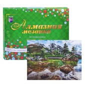 Алмазная мозаика 30х40 "Спокойствие весенней природы" на карт.с част.зап.  14цв ACA038 / 343173