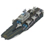 Модель металл свет-звук "авианосец" 22см в русс. кор. FY015-22SLMIL-GY