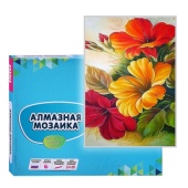 Алмазная мозаика 15х20 "Огненные оттенки" (16 цветов)  KM0928 / 510372