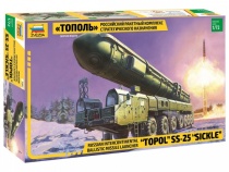 Сборная модель Российский ракетный комплекс стратегического назначения "Тополь" 5003П