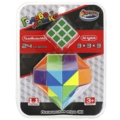 Логическая игра змейка + кубик 3*3, блист.21*16*6,2см ИГРАЕМ ВМЕСТЕ  E392-H24296-R