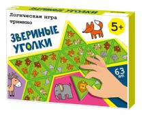 Игра логическая Тримино "Звериные уголки" №05286