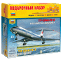ПОДАРОЧНЫЙ НАБОР М 1:144 Пассажирский авиалайнер Ту-134А/Б-3
