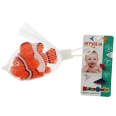 Игрушка для ванны рыбка 1 шт. в сетке КАПИТОШКА  B1582221-2