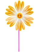 Серия Весёлые забавы: Ветерок (30см)"Ромашка"(в пакете) ( Арт. QH10)/1494 Серия Весёлые забавы: Ветерок (30см)"Ромашка"(в пакете) ( Арт. QH10)/1494