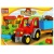 Конструктор большие кубики: ТРАКТОР с тележкой, 32 дет. Город мастеров  10017-GK