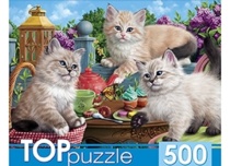 TOPpuzzle. ПАЗЛЫ 500 элементов. ХТП500-5725 НЕВСКИЕ МАСКАРАДНЫЕ КОТЯТА