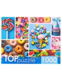 TOPpuzzle. ПАЗЛЫ 1000 элементов. ГИТП1000-4136 Любимые сладости