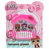 Пианино-домик ЛОЛ 35 песен,враз и звуков.блист.бат. Умка   2109M018-R1