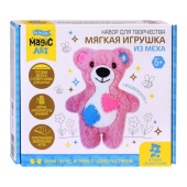Набор для творчества. Мягкая игрушка из меха "Медвежонок" 04915 / 408096